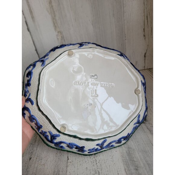 Fitz Floyd AS IS Fruit platter plate vintage xmas kitchen - Picture 7 of 7